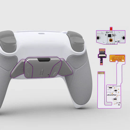Real Metal Buttons (RMB) Version RISE4 V3 Remap kit for PS5 Controller BDM - 030/040/050