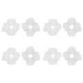 eXtremeRate 8 pcs Replacement Silicone Rubber ABXY & Dpad Button Pads for eXtremeRate Face Clicky Kit Compatible with PS5 Edge Controller eXtremeRate
