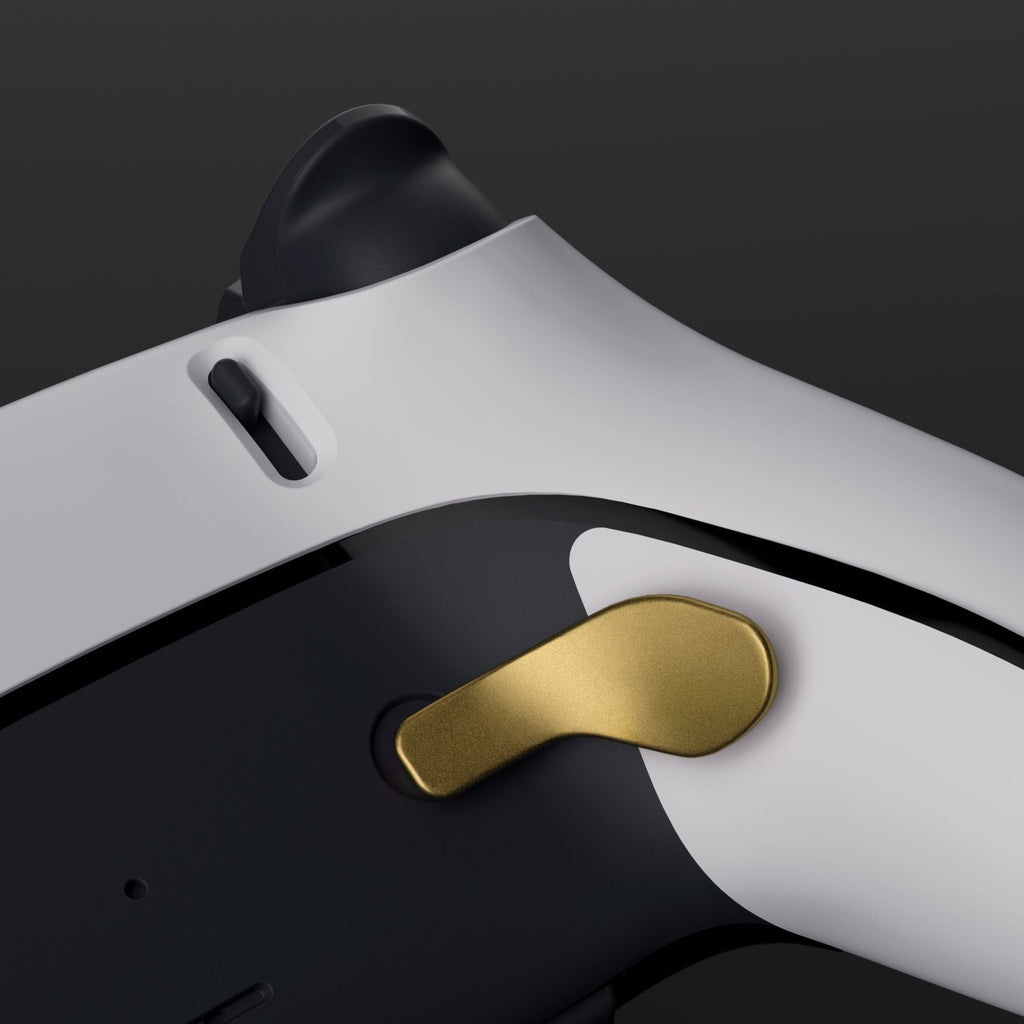 eXtremeRate Replacement Interchangeable 4PCS Metal Back Paddles for PS5 Edge Controller - Metallic Hero Gold eXtremeRate