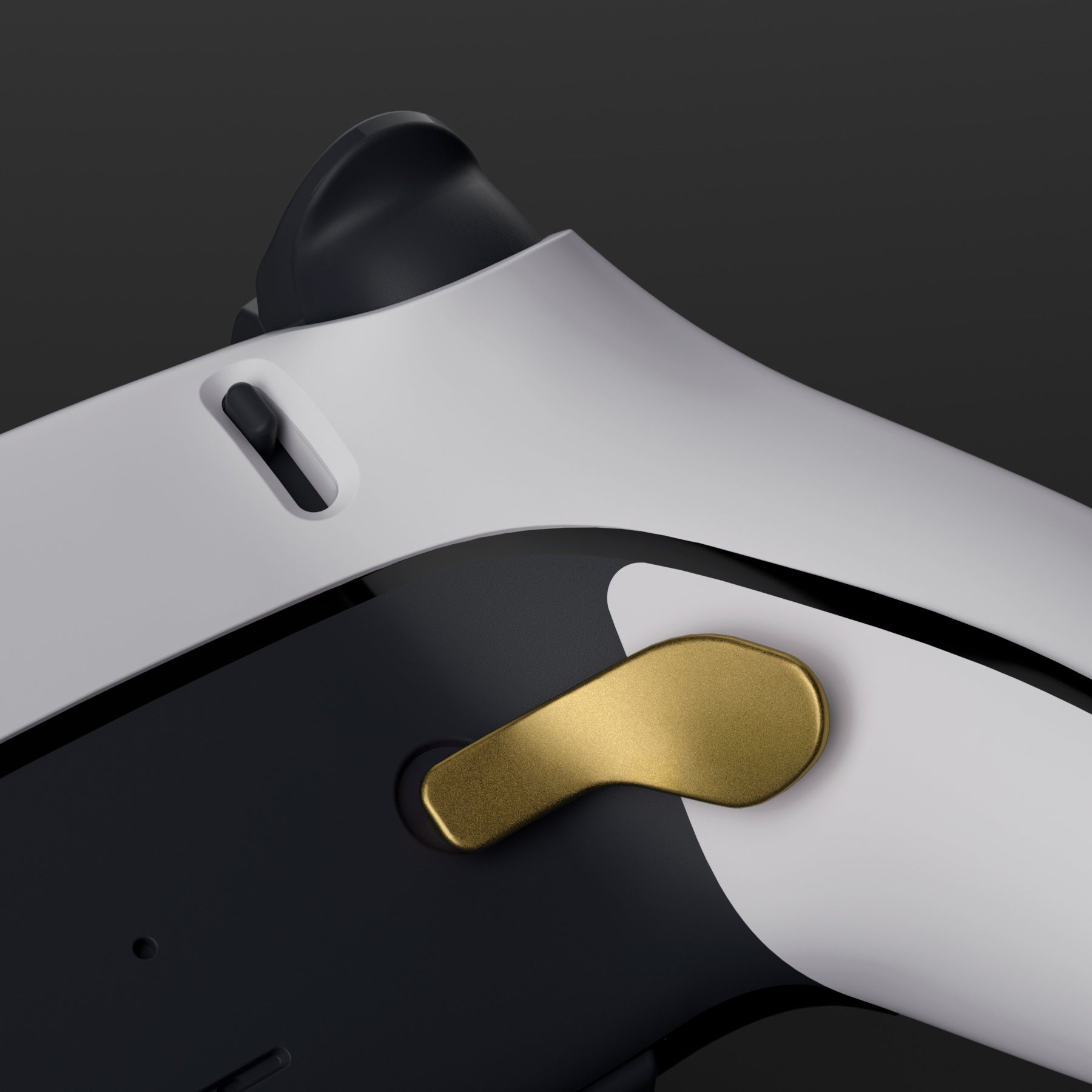 eXtremeRate Replacement Interchangeable 4PCS Metal Back Paddles for PS5 Edge Controller - Metallic Hero Gold eXtremeRate