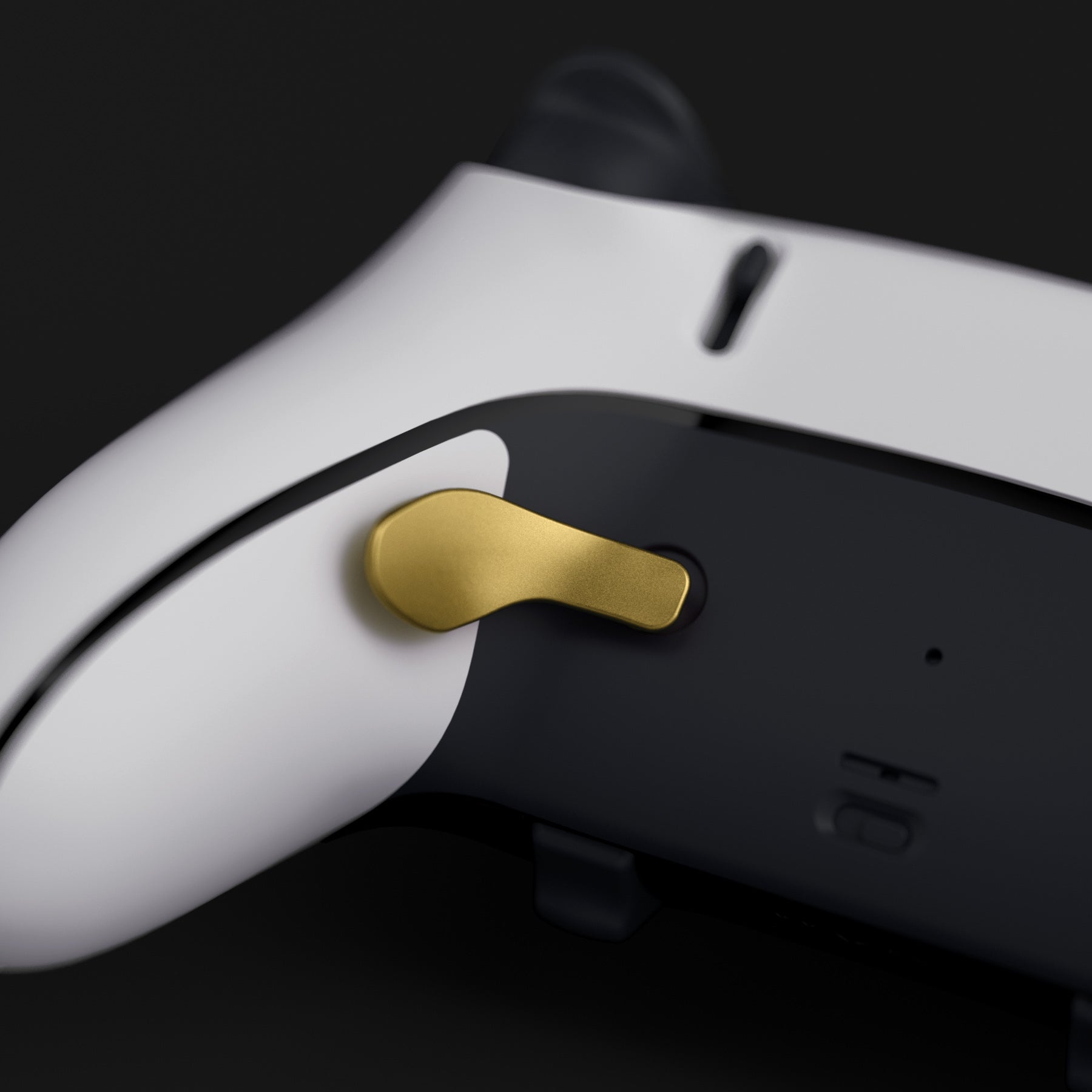 eXtremeRate Replacement Interchangeable 4PCS Metal Back Paddles for PS5 Edge Controller - Metallic Hero Gold eXtremeRate