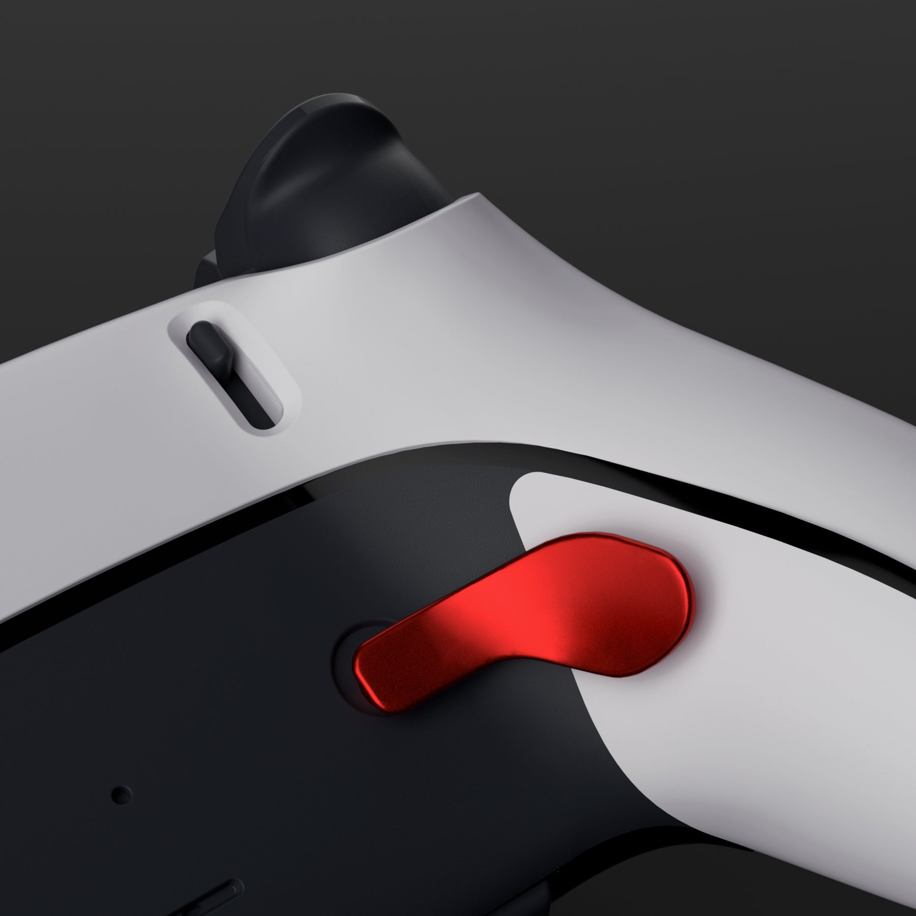 eXtremeRate Replacement Interchangeable 4PCS Metal Back Paddles for PS5 Edge Controller - Metallic Scarlet Red eXtremeRate