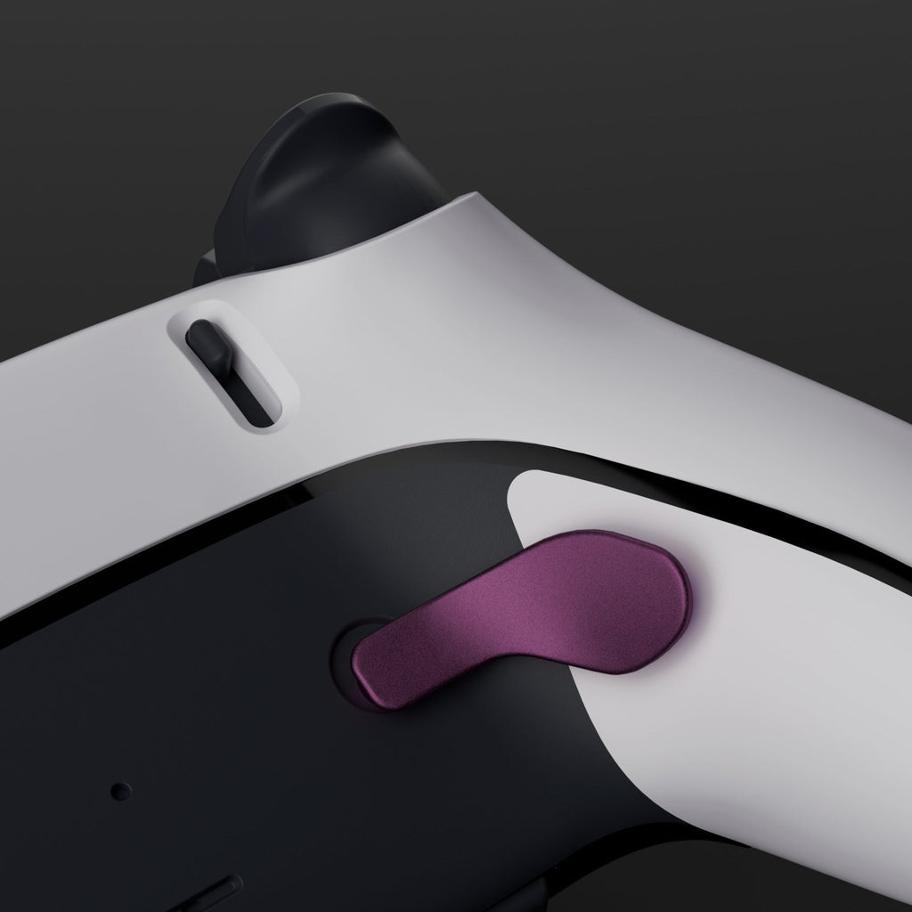 eXtremeRate Replacement Interchangeable 4PCS Metal Back Paddles for PS5 Edge Controller - Metallic Grape eXtremeRate