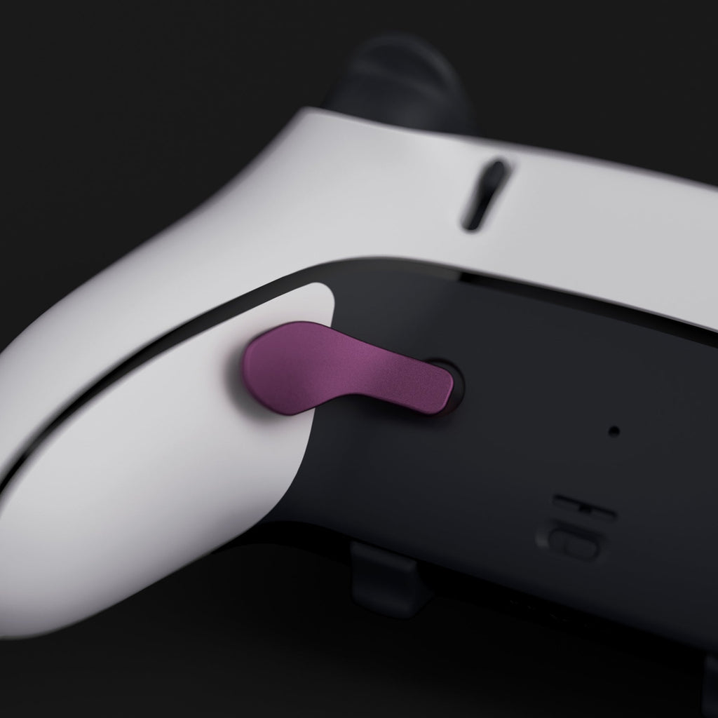eXtremeRate Replacement Interchangeable 4PCS Metal Back Paddles for PS5 Edge Controller - Metallic Grape eXtremeRate