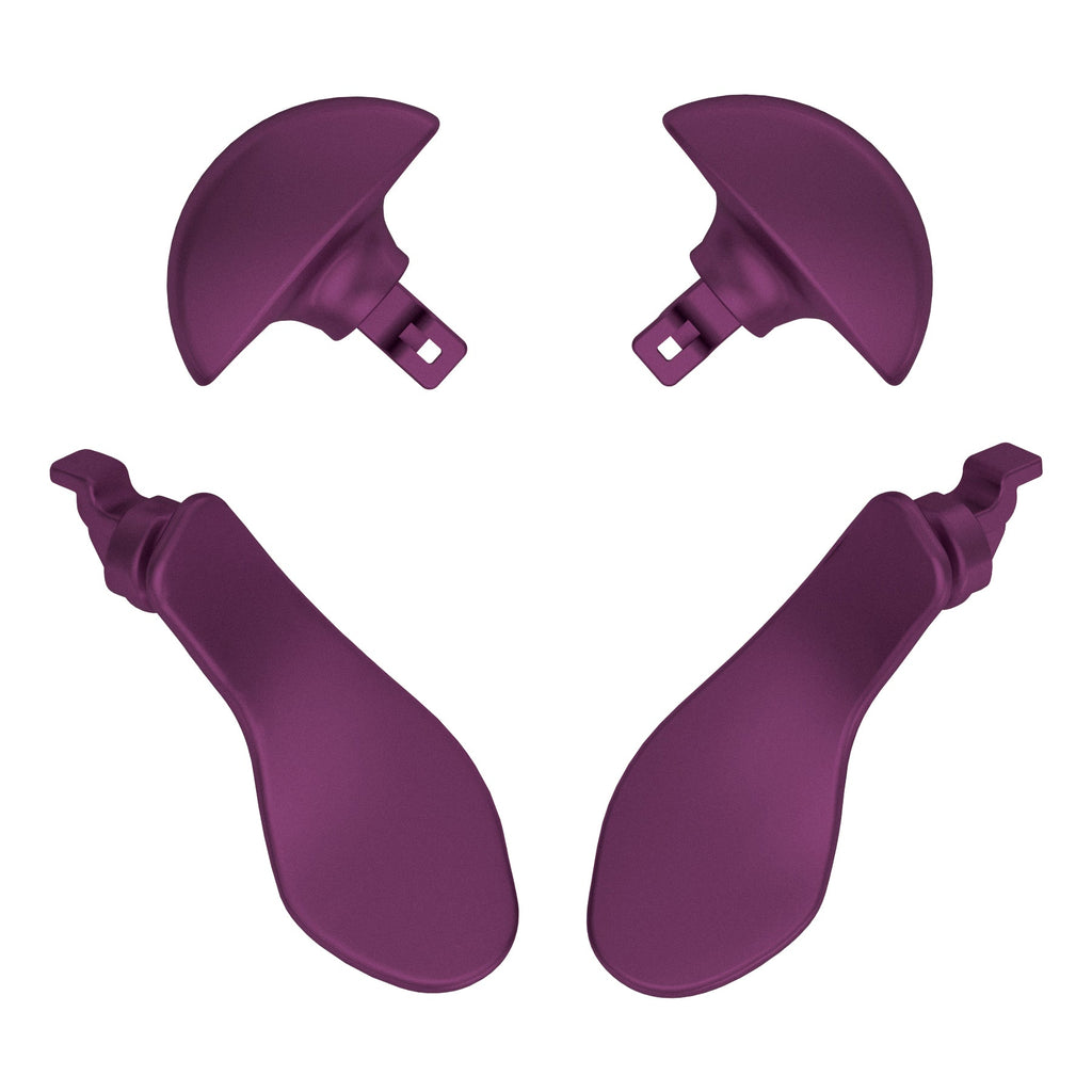 eXtremeRate Replacement Interchangeable 4PCS Metal Back Paddles for PS5 Edge Controller - Metallic Grape eXtremeRate