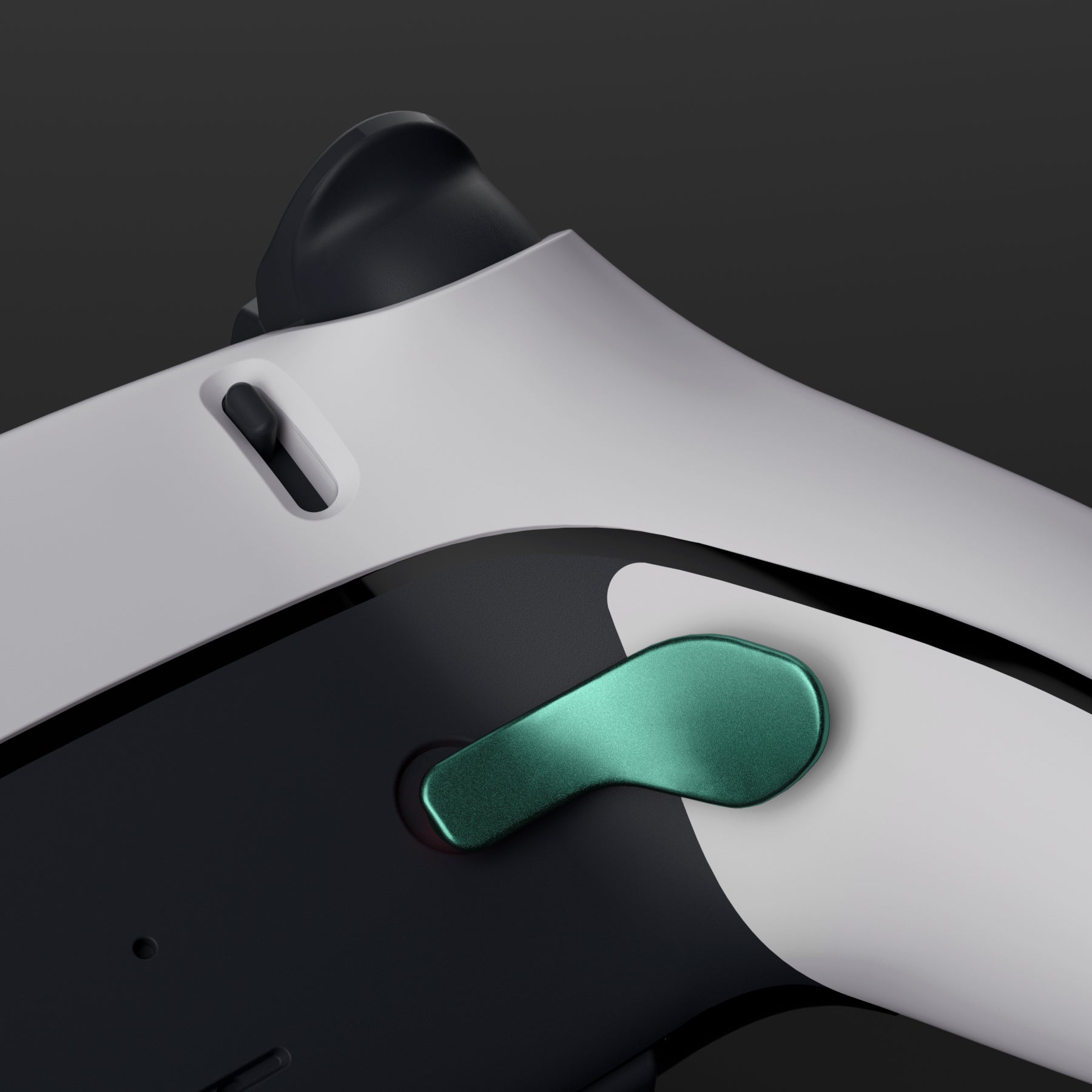 eXtremeRate Replacement Interchangeable 4PCS Metal Back Paddles for PS5 Edge Controller - Metallic Aqua Green eXtremeRate