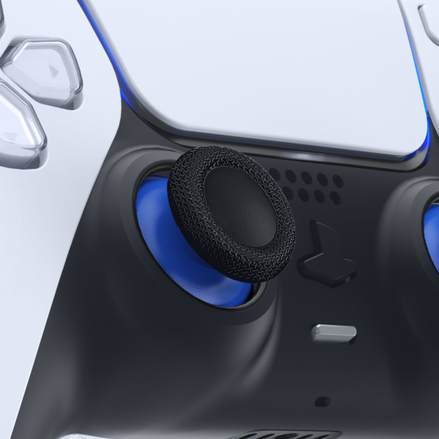 eXtremeRate Replacement Dual-Color Thumbsticks Analog Stick Joystick Compatible with PS5 & PS4 All Model Controller - Blue & Black eXtremeRate