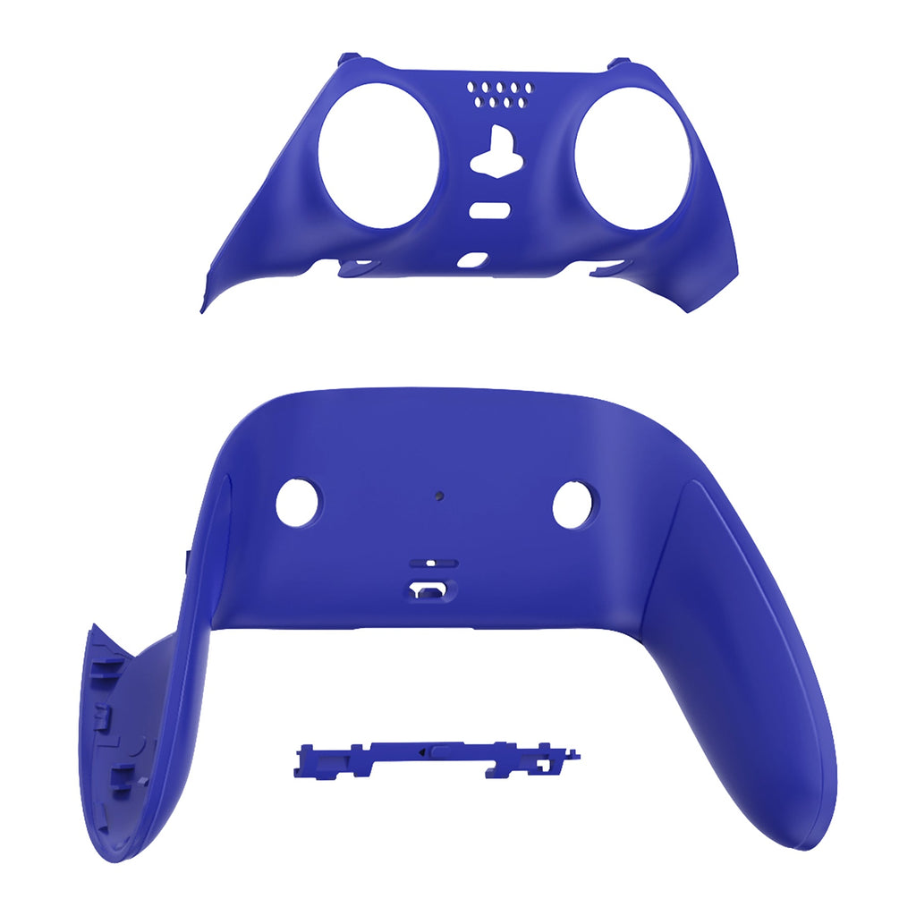 eXtremeRate Replacement Top Bottom Decorative Trim Shell Compatible with PS5 Edge Controller - Dream Blue eXtremeRate