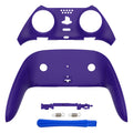 eXtremeRate Replacement Top Bottom Decorative Trim Shell Compatible with PS5 Edge Controller - Purple eXtremeRate