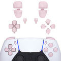 eXtremeRate Replacement Full Set Buttons Compatible with PS5 Controller BDM-030/040/050/060 - Cherry Blossoms Pink eXtremeRate