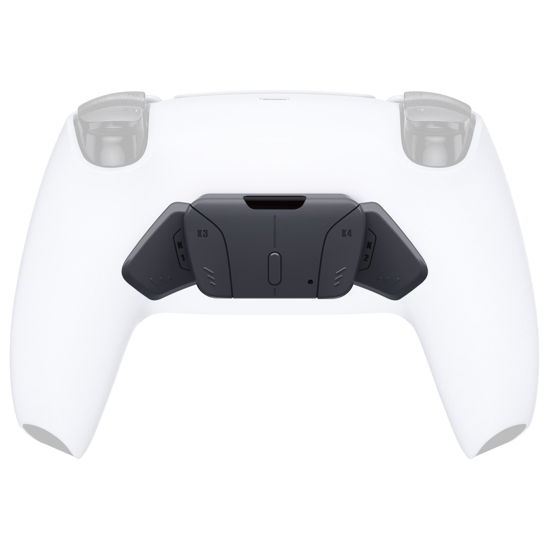 eXtremeRate Replacement Redesigned K1 K2 K3 K4 Back Buttons Housing Shell for eXtremeRate RISE4 Remap Kit, Compatible with PS5 Controller - Classic Gray eXtremeRate