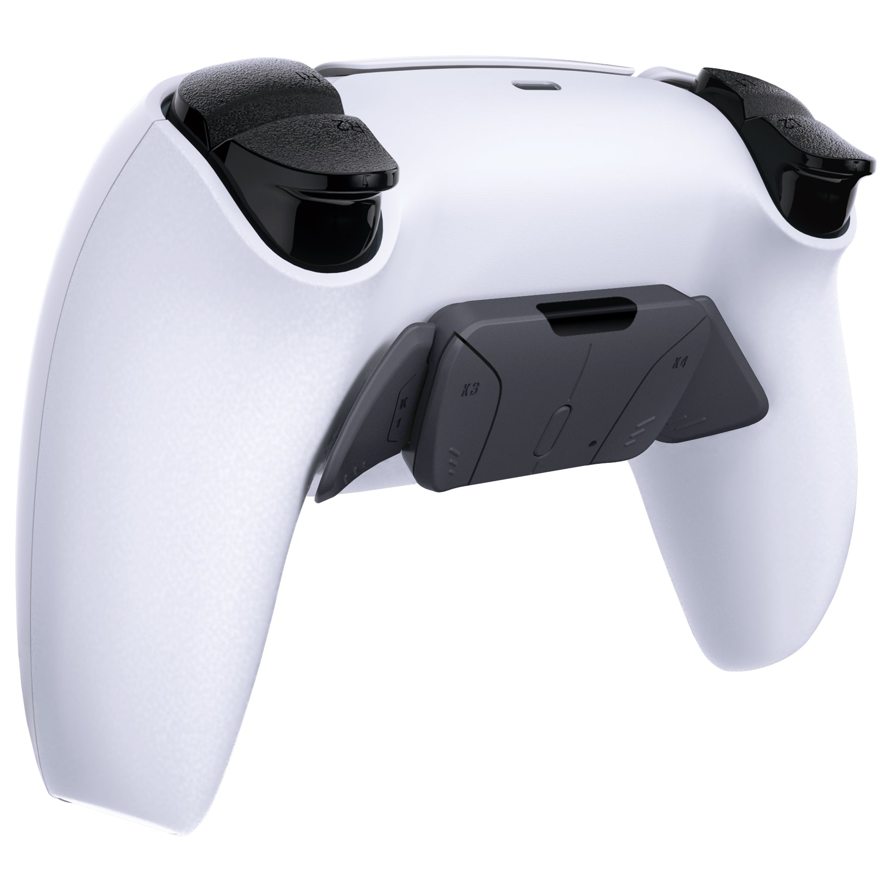 eXtremeRate Replacement Redesigned K1 K2 K3 K4 Back Buttons Housing Shell for eXtremeRate RISE4 Remap Kit, Compatible with PS5 Controller - Classic Gray eXtremeRate