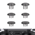 eXtremeRate Replacement Swappable Thumbsticks for PS5 Edge Controller - Clear Black eXtremeRate