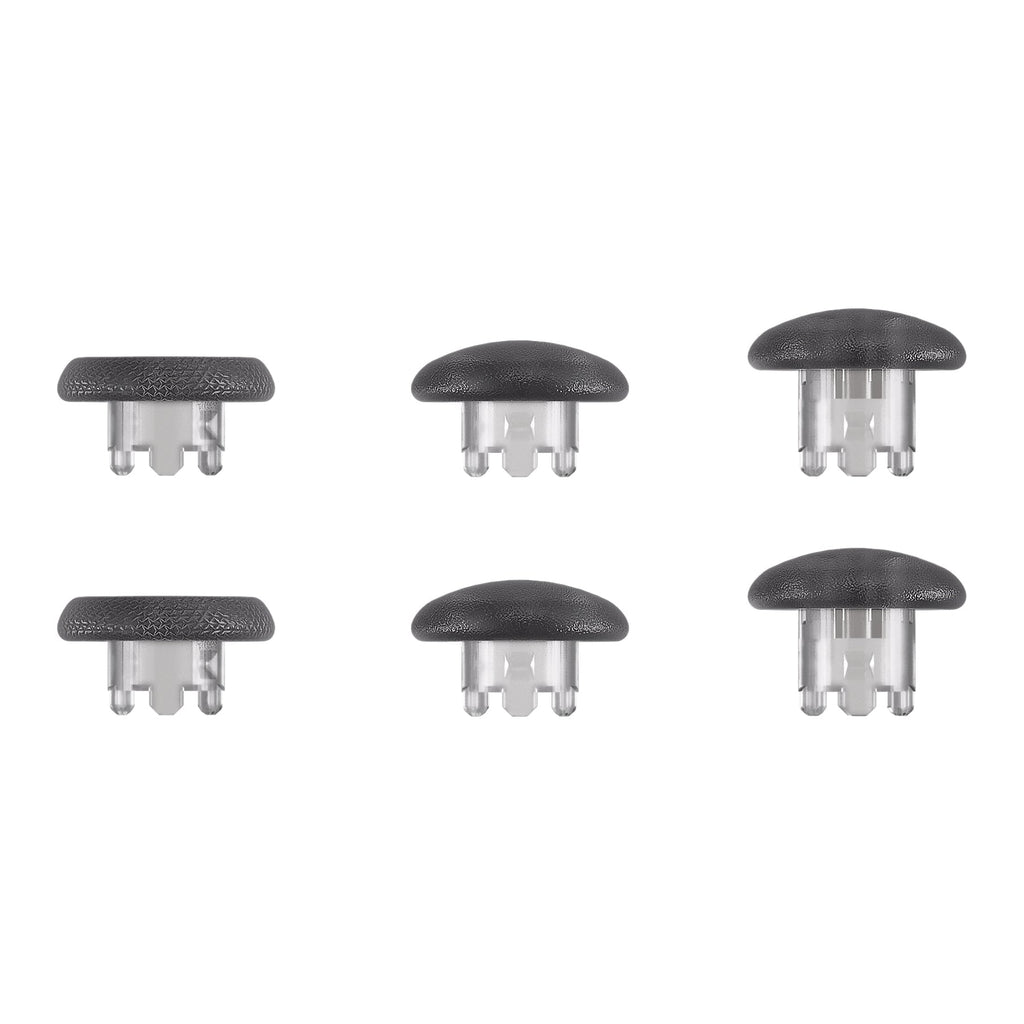 eXtremeRate Replacement Swappable Thumbsticks for PS5 Edge Controller - Clear Black eXtremeRate