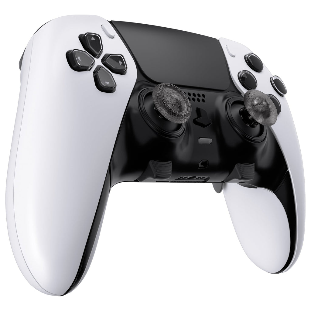 eXtremeRate Replacement Swappable Thumbsticks for PS5 Edge Controller - Clear Black eXtremeRate