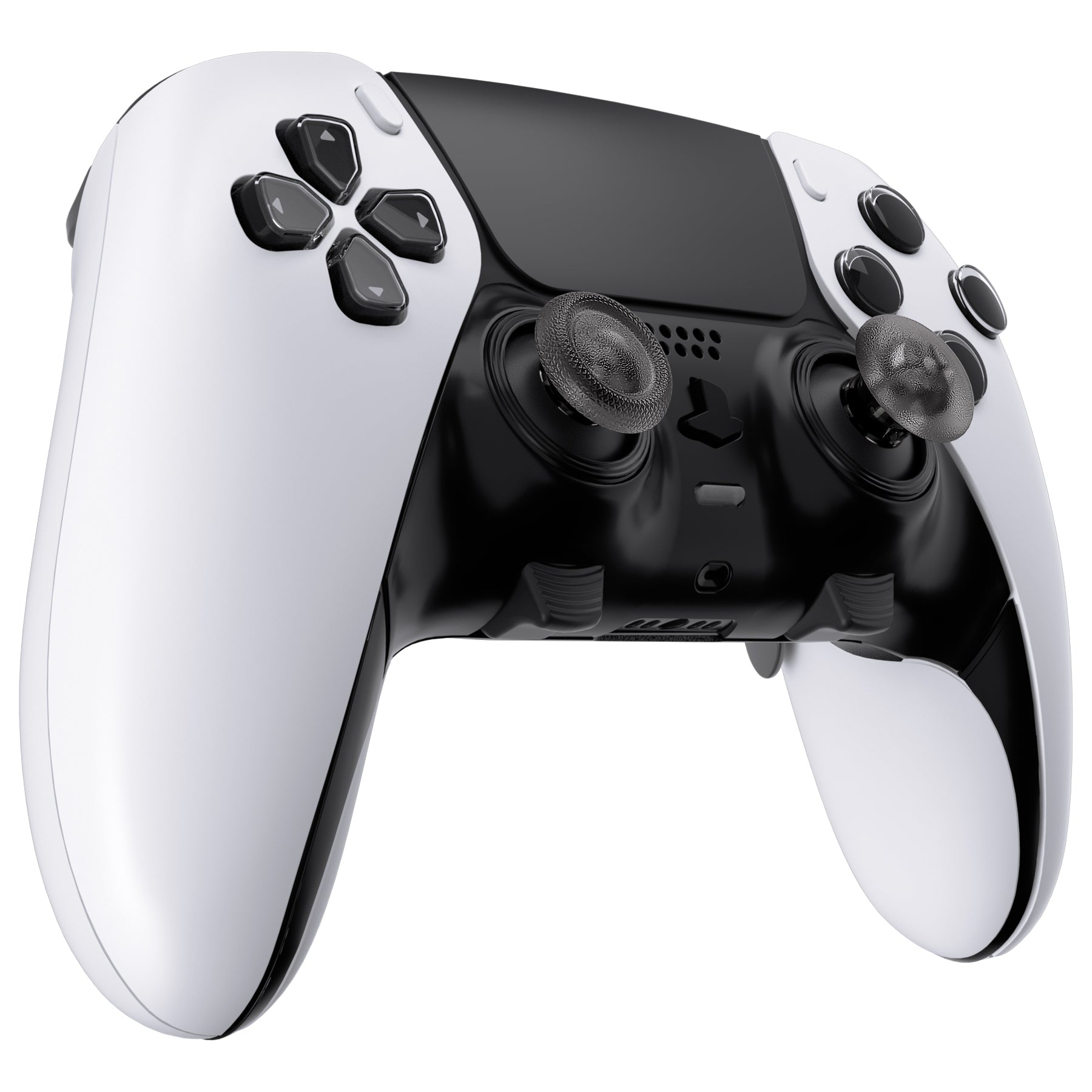 eXtremeRate Replacement Swappable Thumbsticks for PS5 Edge Controller - Clear Black eXtremeRate