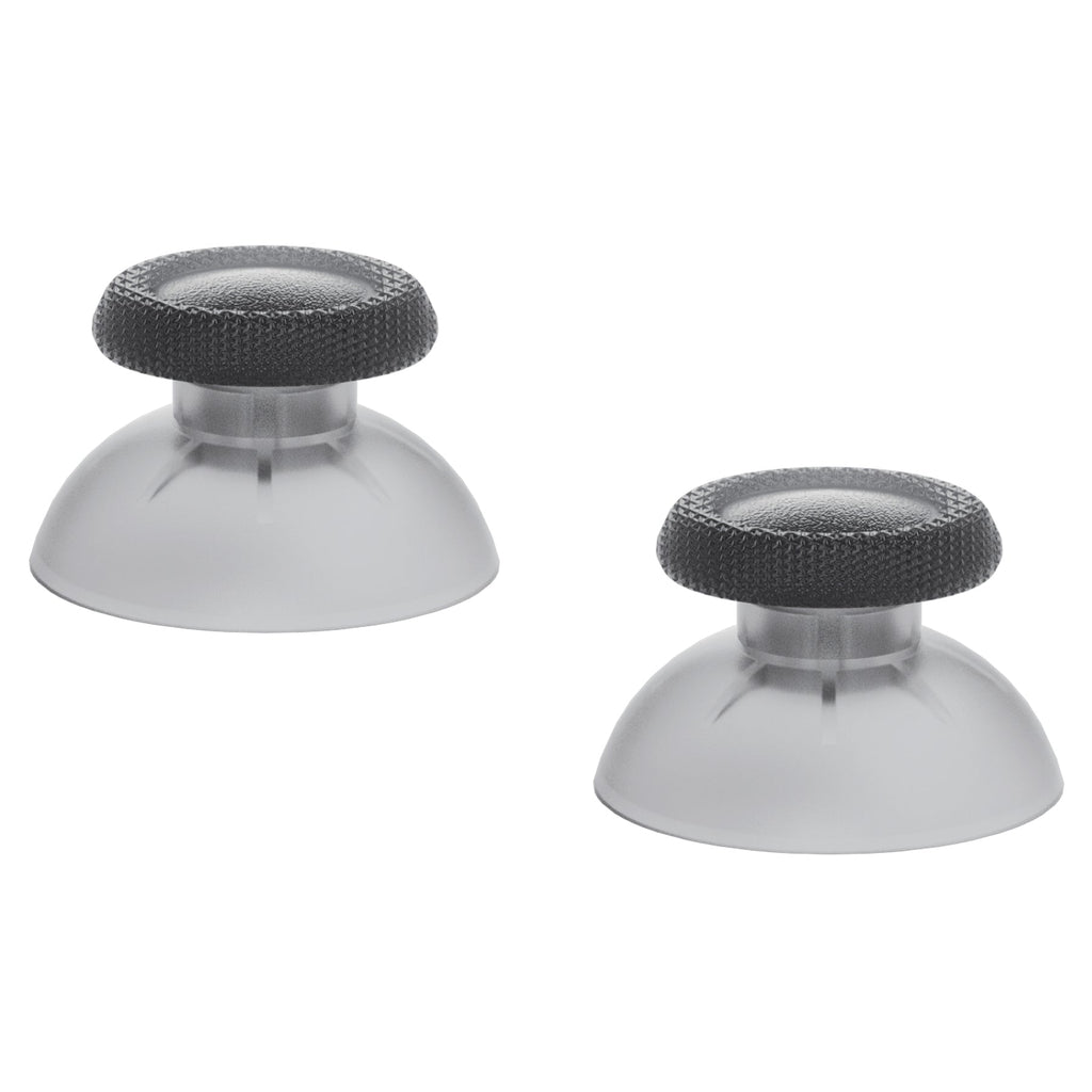 eXtremeRate Replacement Thumbsticks Analog Stick Joystick Compatible with PS5 & PS4 All Model Controller - Clear Black eXtremeRate