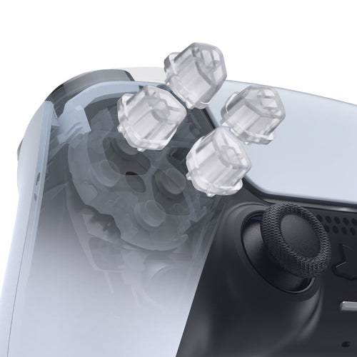 eXtremeRate Ergonomic Split Dpad Buttons (SDP Buttons) for PS5 & PS5 Edge & PS4 All Model Controller - Clear eXtremeRate