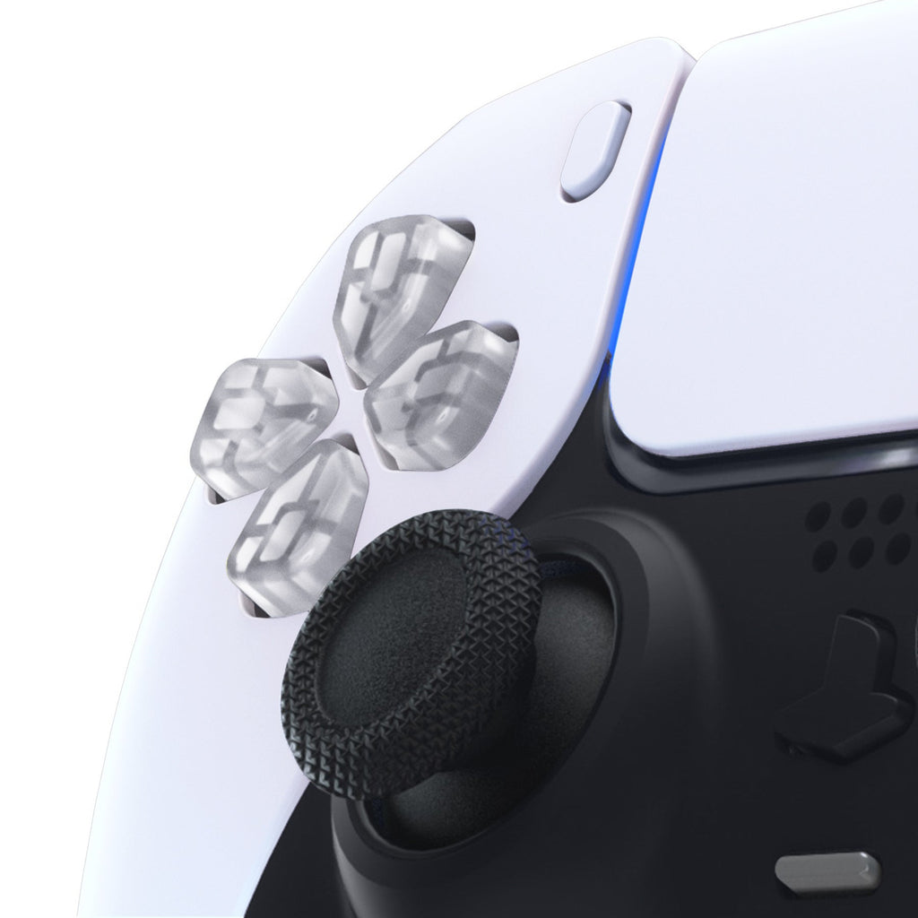 eXtremeRate Ergonomic Split Dpad Buttons (SDP Buttons) for PS5 & PS5 Edge & PS4 All Model Controller - Clear eXtremeRate