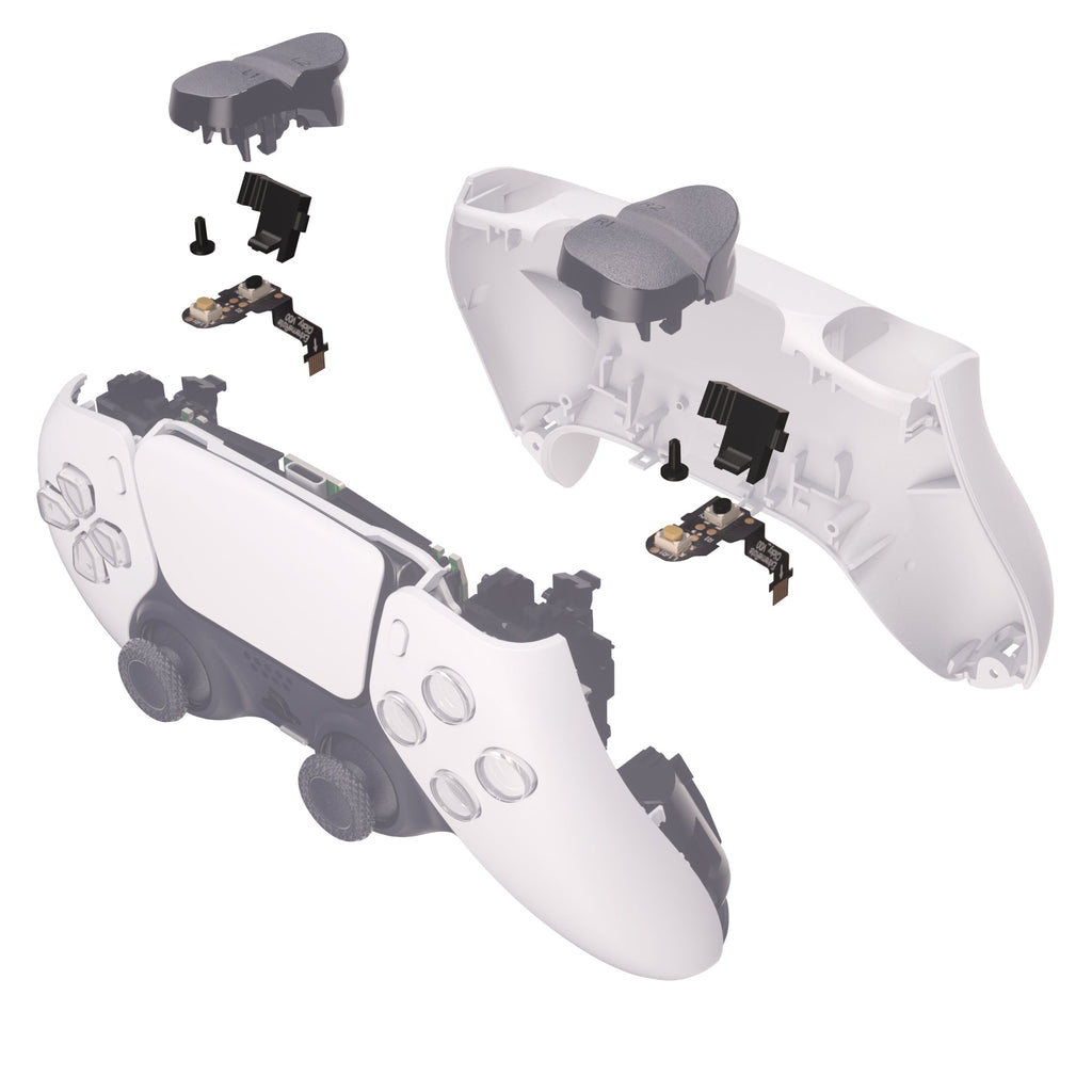 eXtremeRate Clicky Hair Trigger Kit for PS5 Controller BDM-010 & BDM-020 Shoulder Buttons, Custom Flashshot Trigger Stop Flex Cable for PS5 Controller eXtremeRate