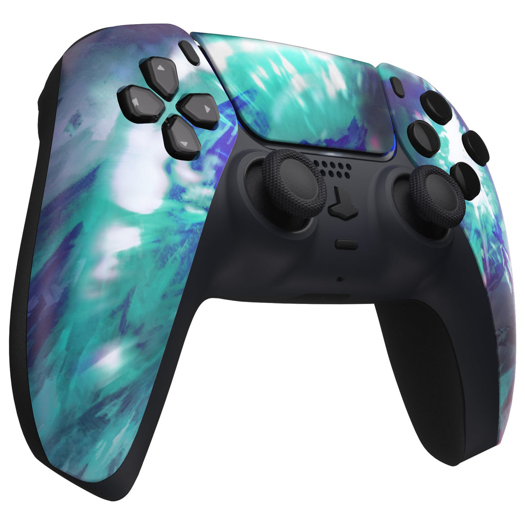 eXtremeRate Replacement Front Housing Shell with Touchpad Compatible with PS5 Controller BDM-010/020/030/040/050 - Crystal Fantasy eXtremeRate