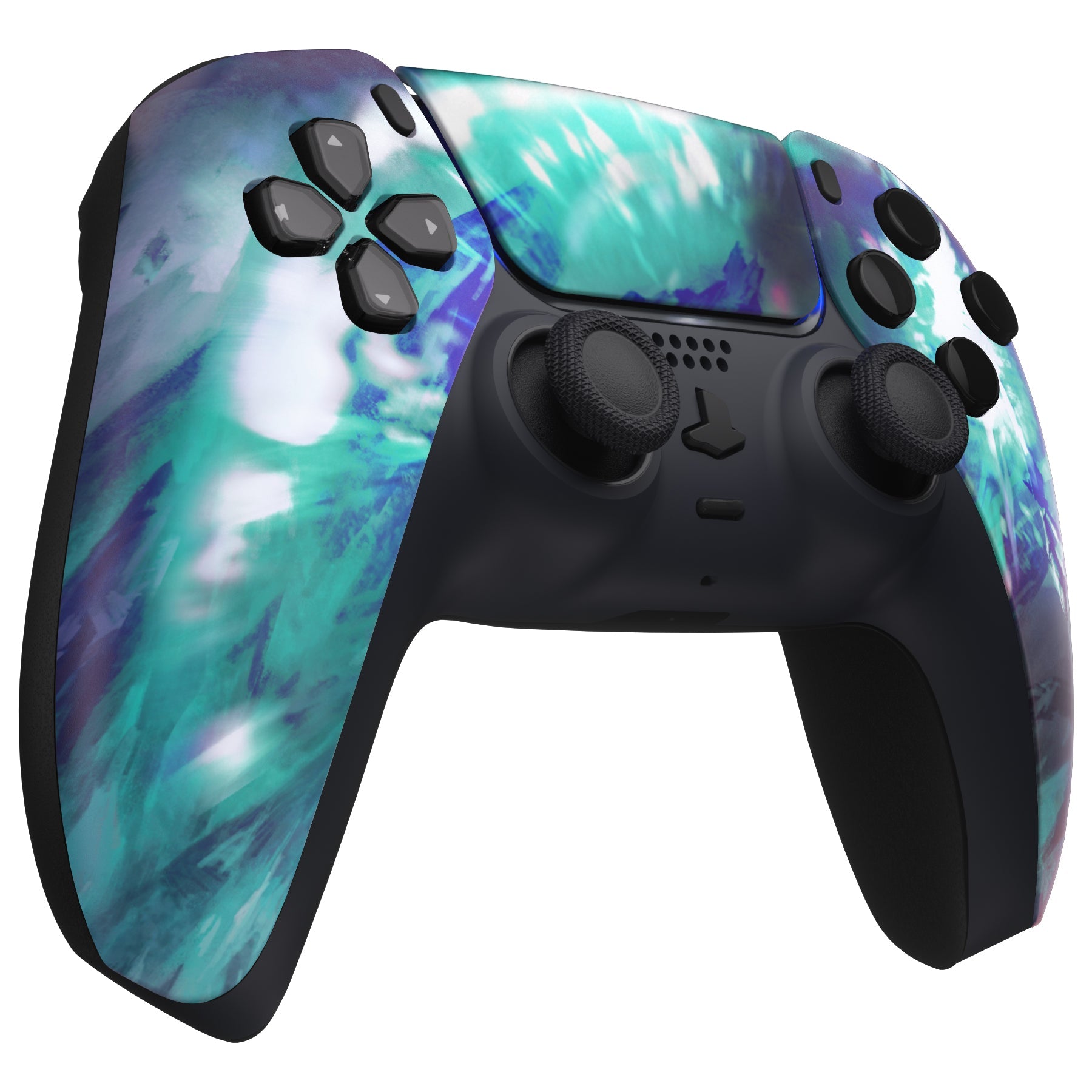 eXtremeRate Replacement Front Housing Shell with Touchpad Compatible with PS5 Controller BDM-010/020/030/040/050 - Crystal Fantasy eXtremeRate