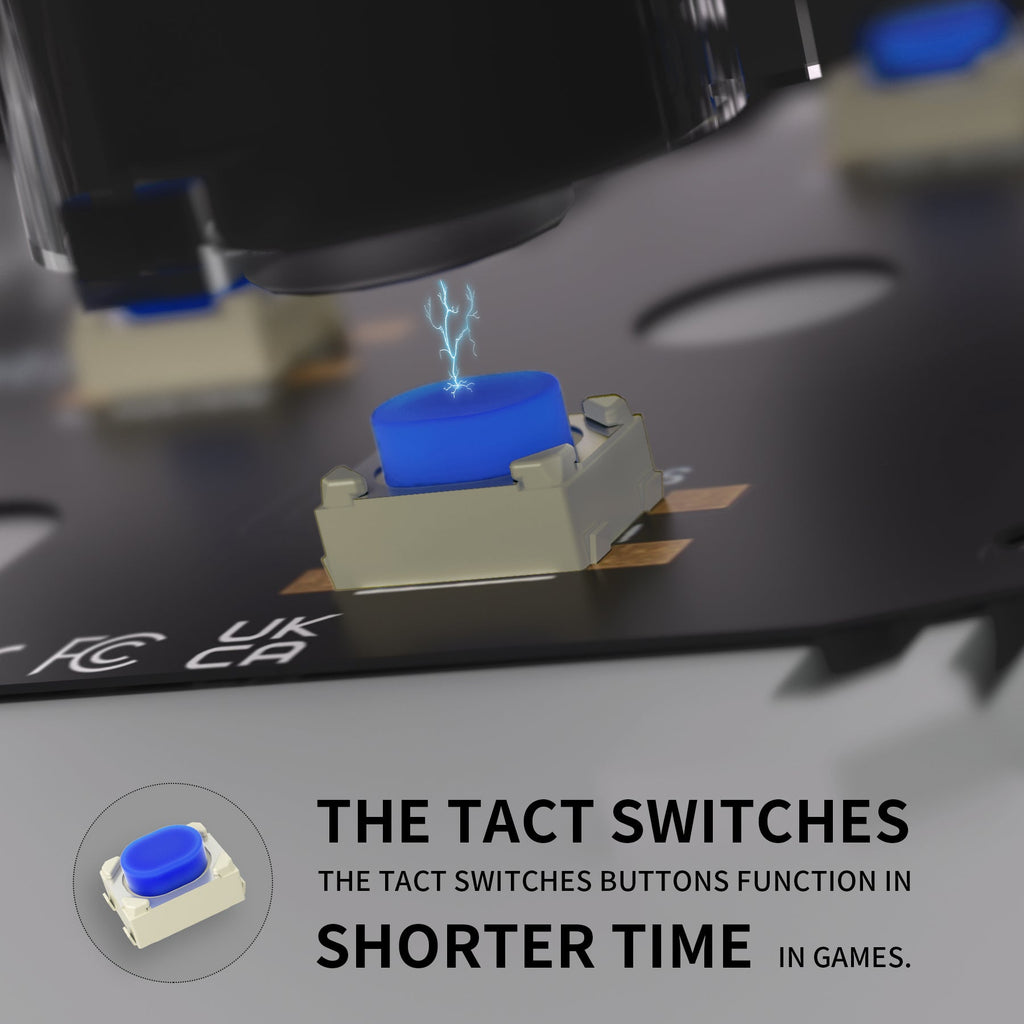 eXtremeRate Custom Tactile Dpad & Action Buttons Face Clicky Kit for PS5 Controller BDM-030 eXtremeRate