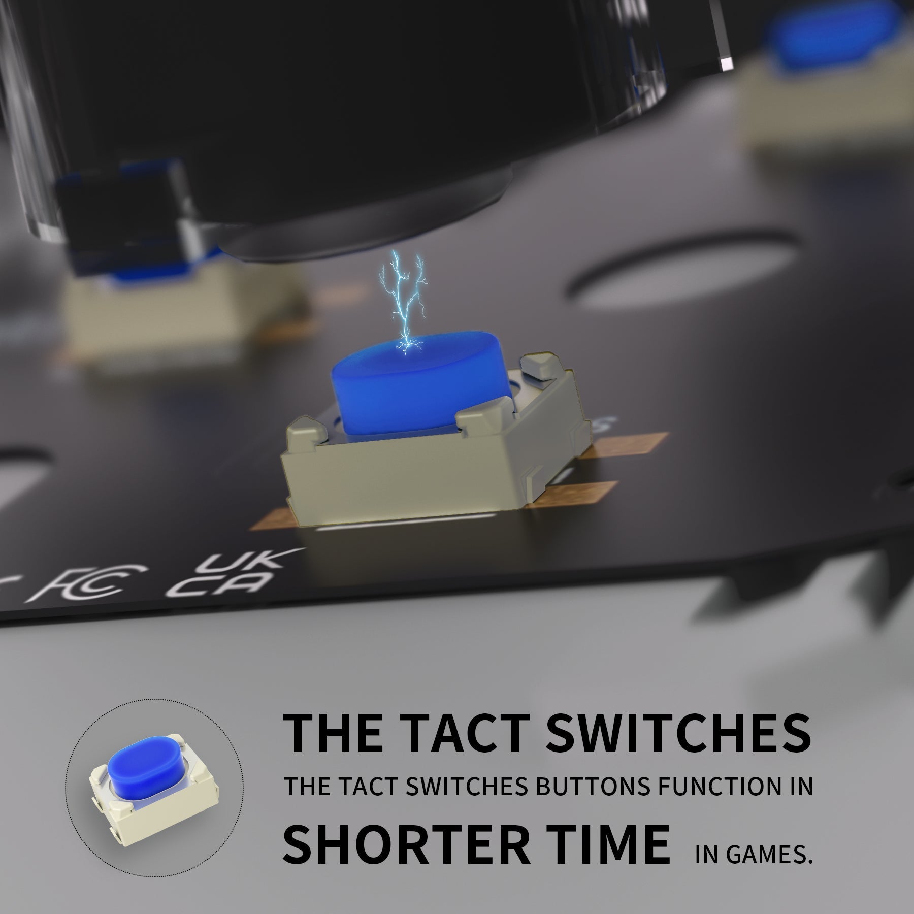 eXtremeRate Custom Tactile Dpad & Action Buttons Face Clicky Kit for PS5 Controller BDM-030 eXtremeRate