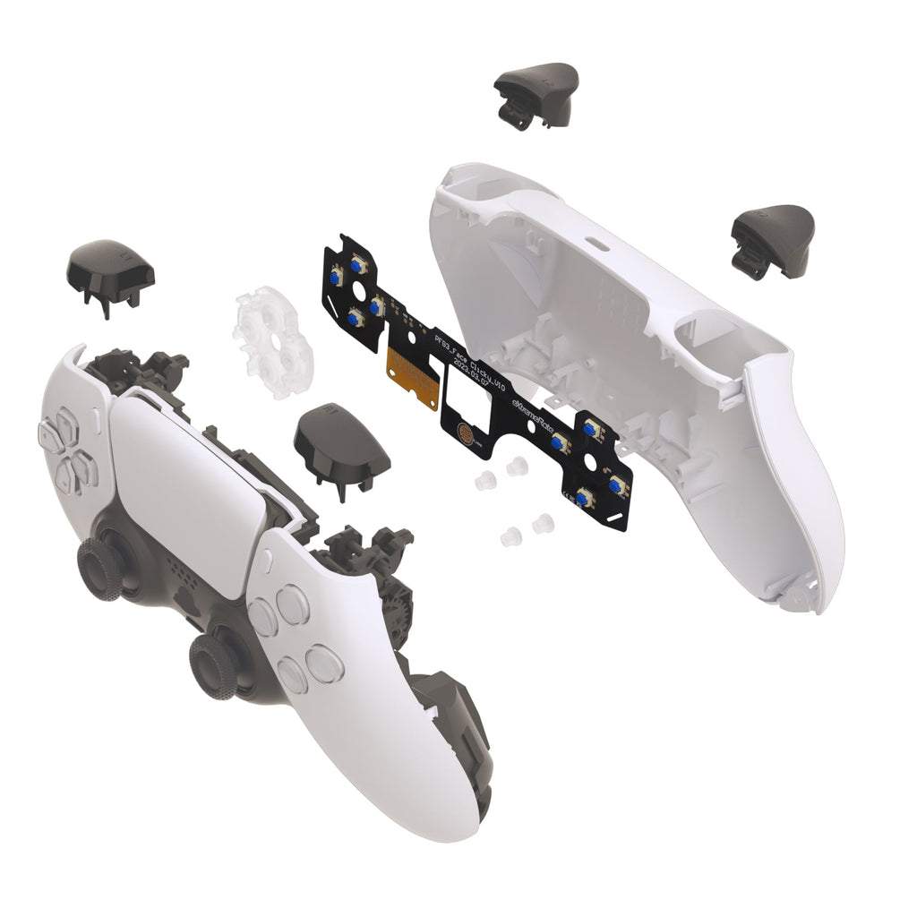 eXtremeRate Custom Tactile Dpad & Action Buttons Face Clicky Kit for PS5 Controller BDM-030 eXtremeRate