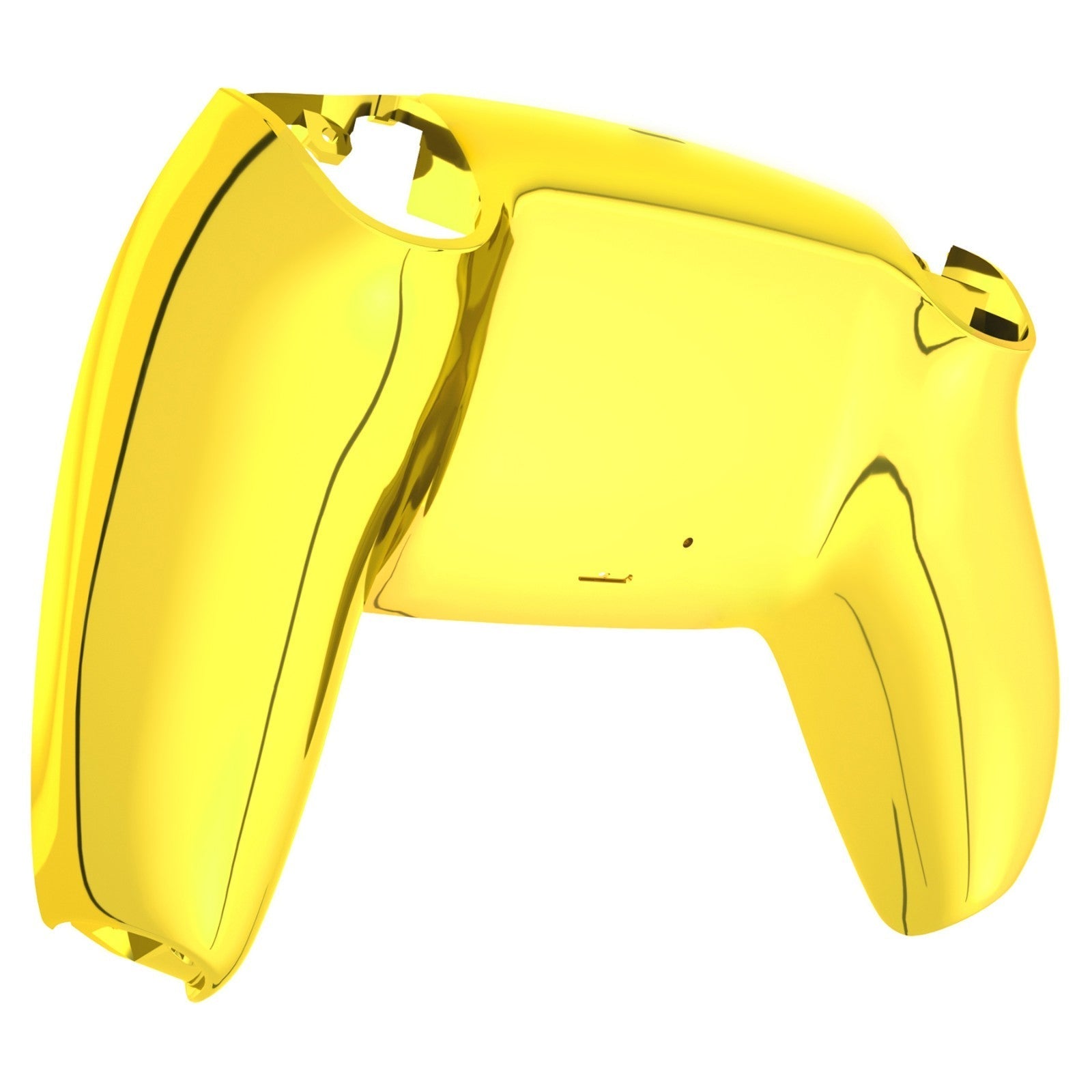 eXtremeRate Replacement Back Housing Bottom Shell Compatible with PS5 Controller BDM-010/020/030/040/050 - Chrome Gold Glossy eXtremeRate