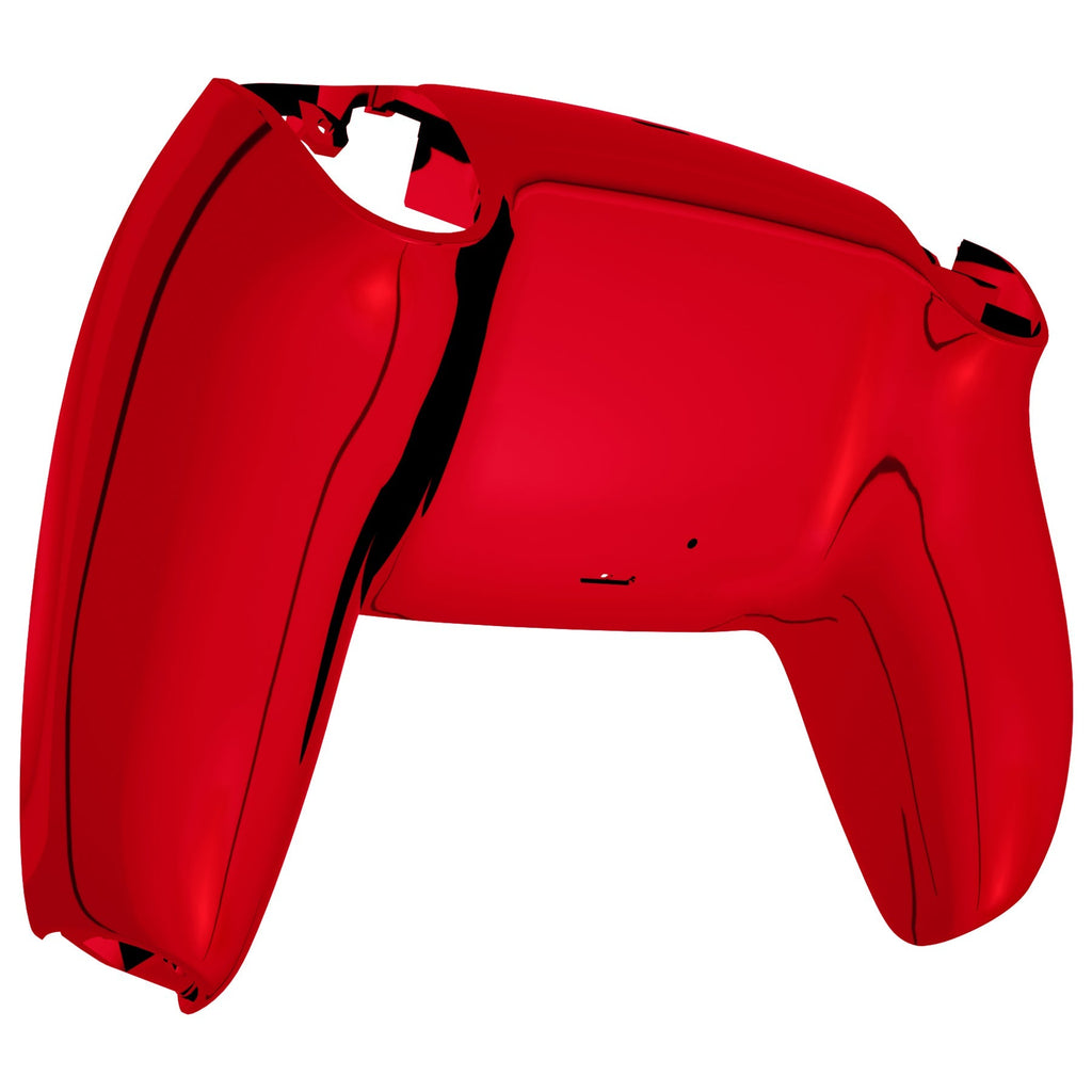 eXtremeRate Replacement Back Housing Bottom Shell Compatible with PS5 Controller BDM-010/020/030/040/050 - Chrome Red Glossy eXtremeRate