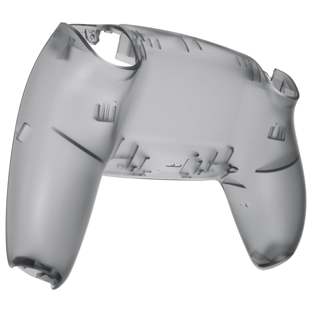 eXtremeRate Replacement Back Housing Bottom Shell Compatible with PS5 Controller BDM-010/020/030/040/050 - Clear Black eXtremeRate