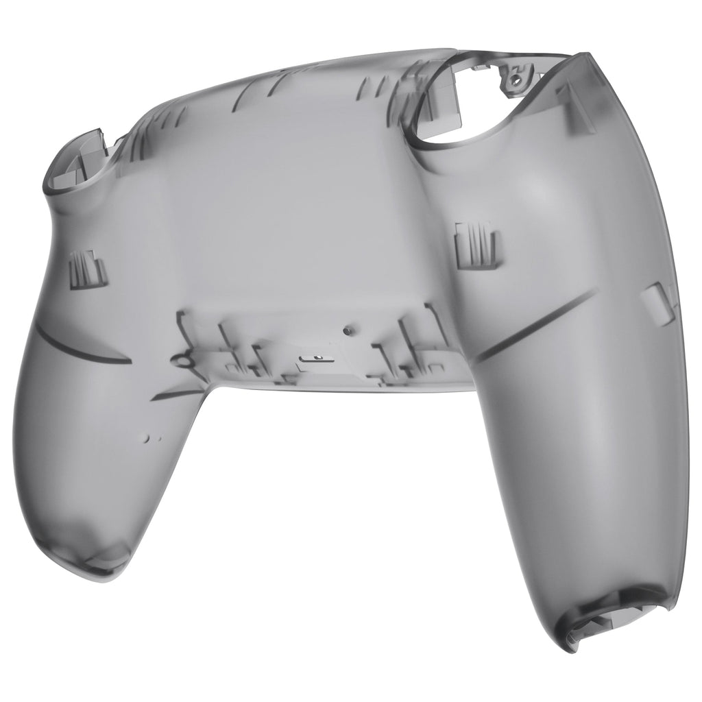 eXtremeRate Replacement Back Housing Bottom Shell Compatible with PS5 Controller BDM-010/020/030/040/050 - Clear Black eXtremeRate