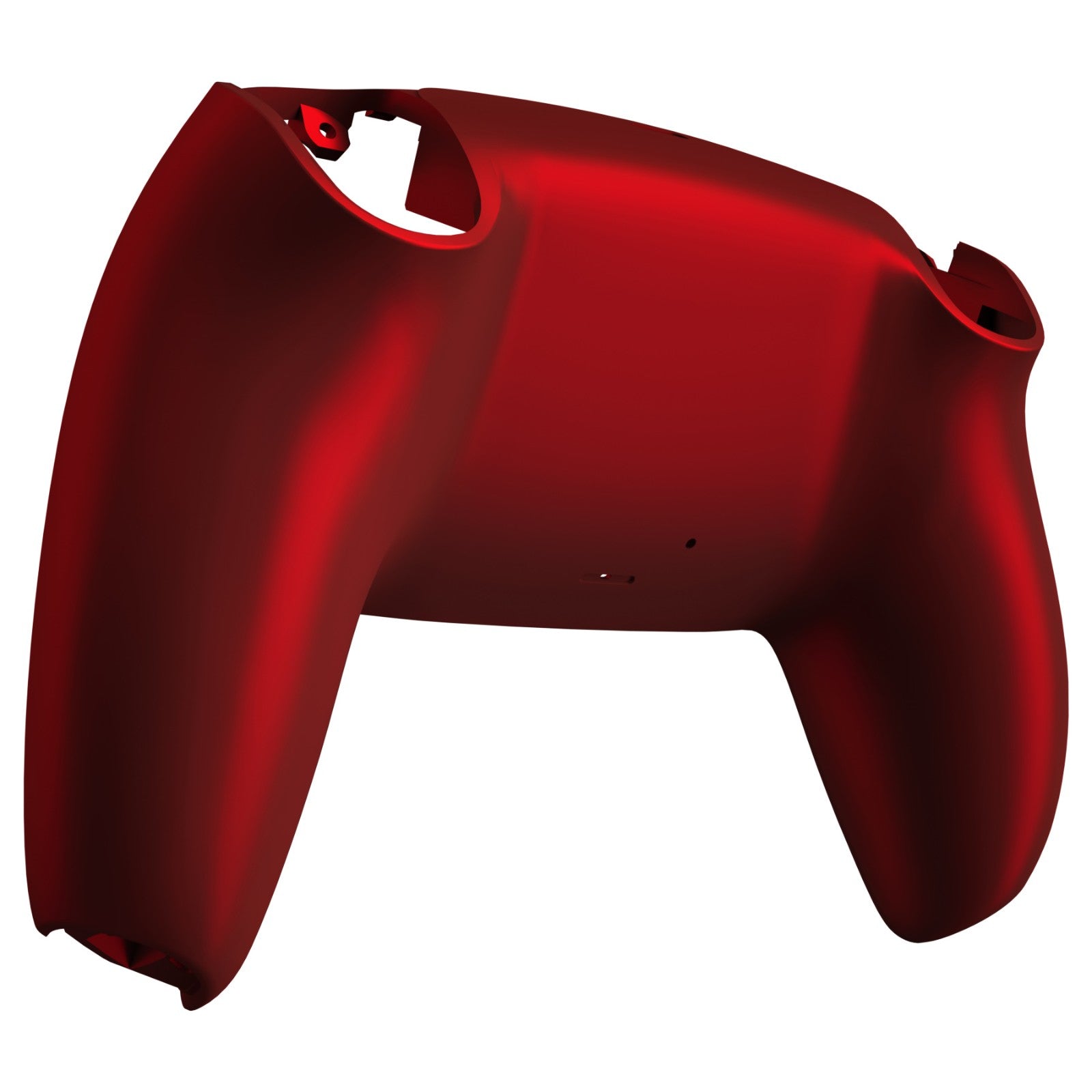eXtremeRate Replacement Back Housing Bottom Shell Compatible with PS5 Controller BDM-010/020/030/040/050 - Scarlet Red eXtremeRate