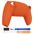 eXtremeRate Replacement Back Housing Bottom Shell Compatible with PS5 Controller BDM-010/020/030/040/050 - Orange eXtremeRate