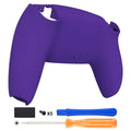 eXtremeRate Replacement Back Housing Bottom Shell Compatible with PS5 Controller BDM-010/020/030/040/050 - Purple eXtremeRate