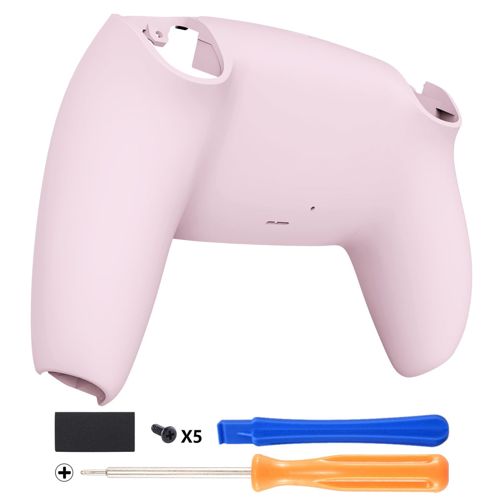 eXtremeRate Replacement Back Housing Bottom Shell Compatible with PS5 Controller BDM-010/020/030/040/050 - Cherry Blossoms Pink eXtremeRate