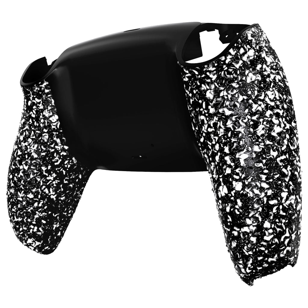 eXtremeRate Replacement Back Housing Bottom Shell Compatible with PS5 Controller BDM-010/020/030/040/050 - Textured White eXtremeRate