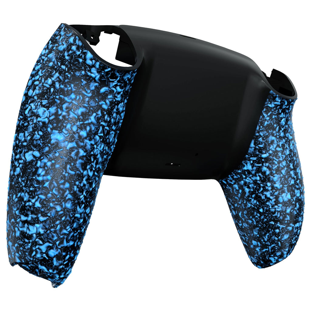 eXtremeRate Replacement Back Housing Bottom Shell Compatible with PS5 Controller BDM-010/020/030/040/050 - Textured Blue eXtremeRate