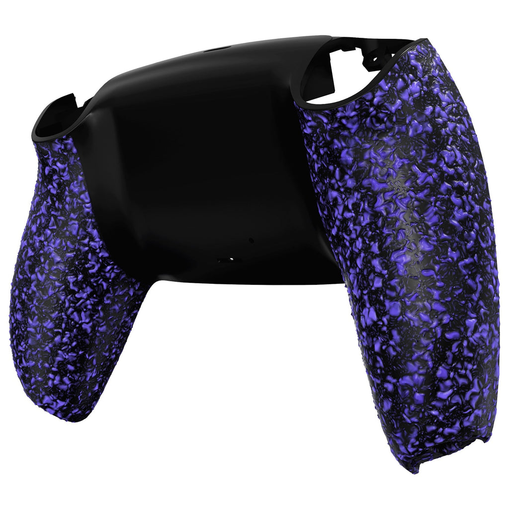 eXtremeRate Replacement Back Housing Bottom Shell Compatible with PS5 Controller BDM-010/020/030/040/050 - Textured Purple eXtremeRate