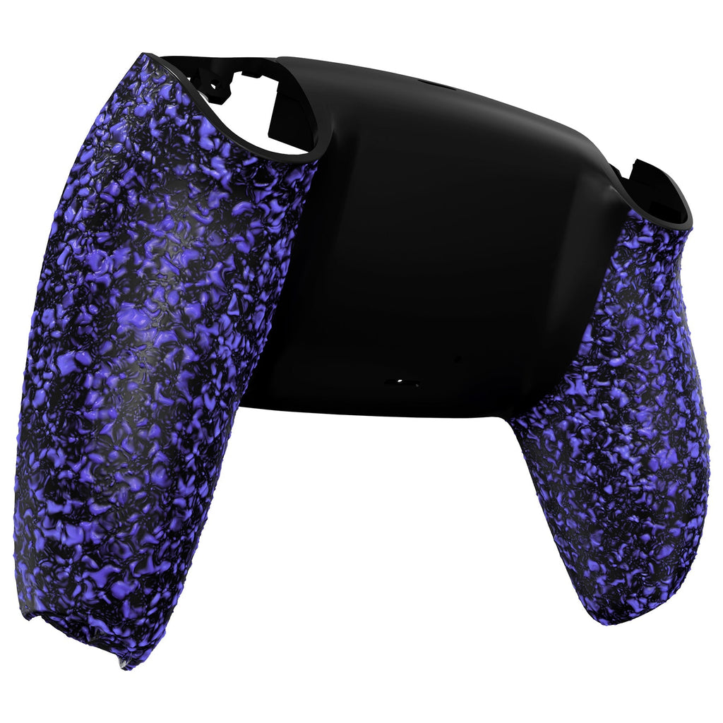 eXtremeRate Replacement Back Housing Bottom Shell Compatible with PS5 Controller BDM-010/020/030/040/050 - Textured Purple eXtremeRate