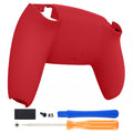 eXtremeRate Replacement Back Housing Bottom Shell Compatible with PS5 Controller BDM-010/020/030/040/050 - Passion Red eXtremeRate