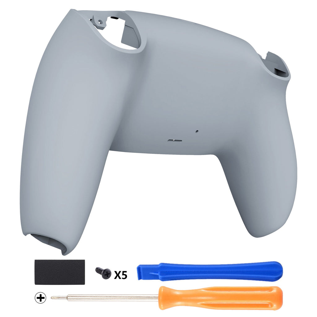 eXtremeRate Replacement Back Housing Bottom Shell Compatible with PS5 Controller BDM-010/020/030/040/050 - New Hope Gray eXtremeRate