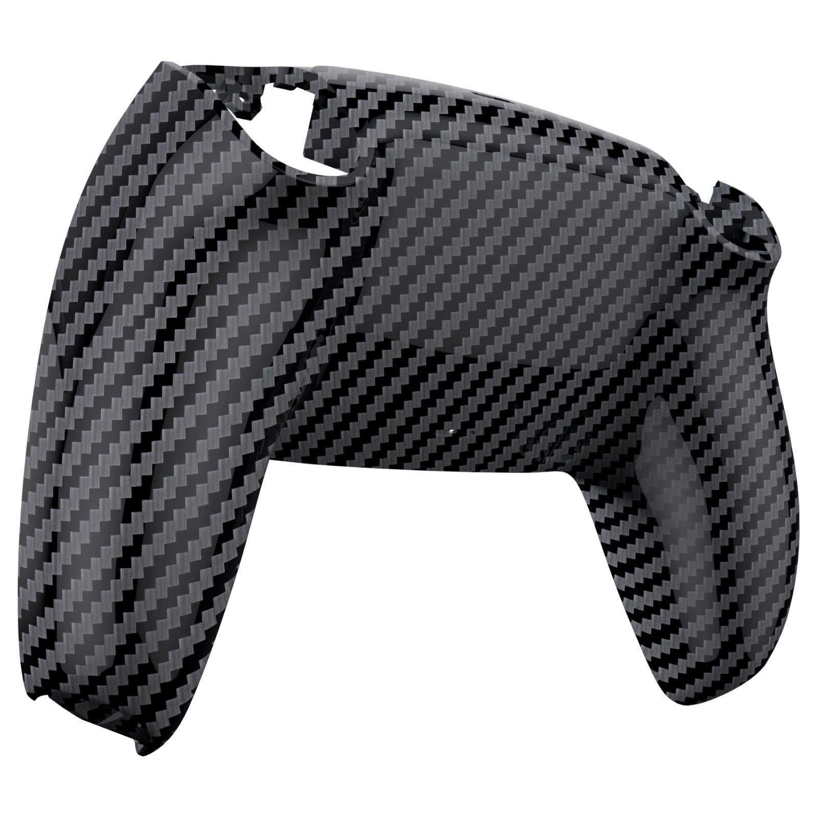 eXtremeRate Replacement Back Housing Bottom Shell Compatible with PS5 Controller BDM-010/020/030/040/050 - Graphite Carbon Fiber eXtremeRate