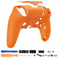 eXtremeRate Replacement Back Housing Bottom Shell Compatible with PS5 Edge Controller - Royal Orange eXtremeRate