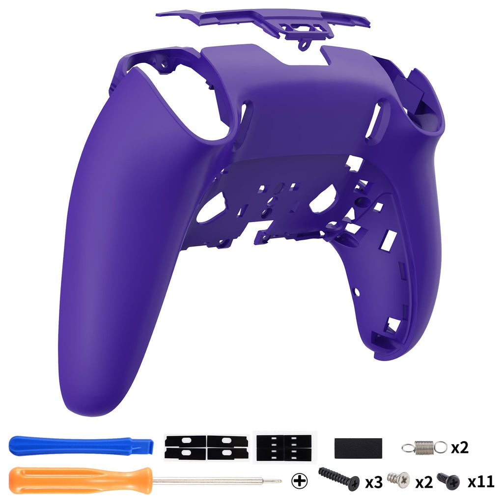 eXtremeRate Replacement Back Housing Bottom Shell Compatible with PS5 Edge Controller - Purple eXtremeRate