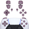 eXtremeRate Replacement Full Set Buttons Compatible with PS5 Controller BDM-030/040/050/060 - Dark Grayish Violet eXtremeRate