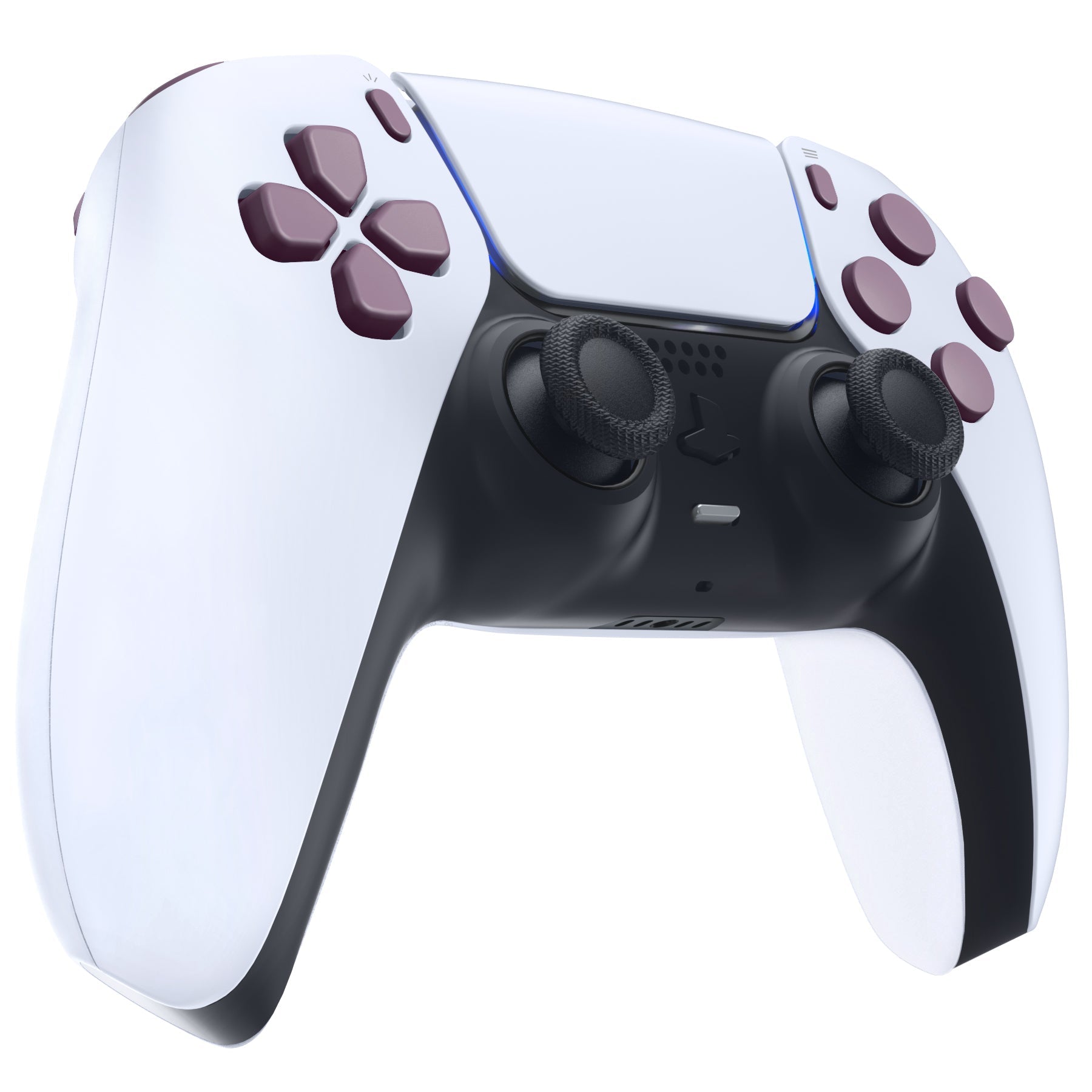 eXtremeRate Replacement Full Set Buttons Compatible with PS5 Controller BDM-030/040/050/060 - Dark Grayish Violet eXtremeRate