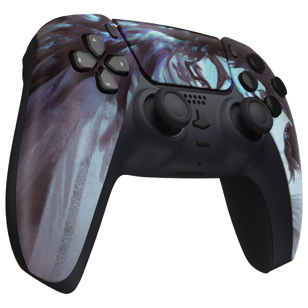 eXtremeRate Replacement Front Housing Shell with Touchpad Compatible with PS5 Controller BDM-010/020/030/040/050 - Dragon Whisper eXtremeRate