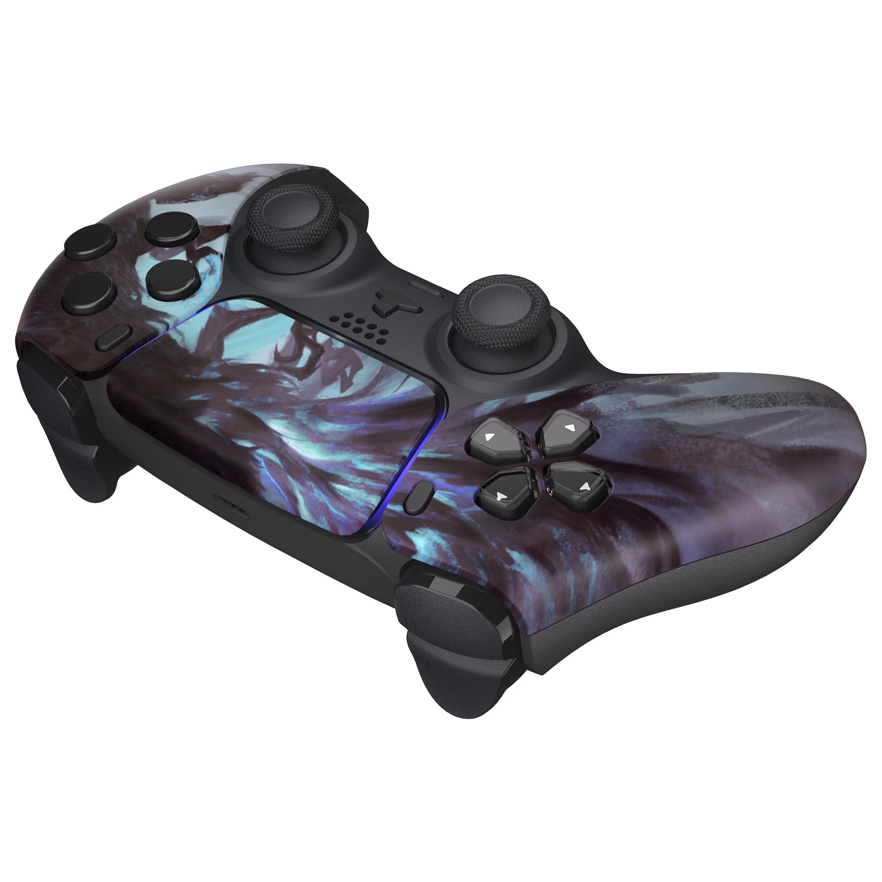 eXtremeRate Replacement Front Housing Shell with Touchpad Compatible with PS5 Controller BDM-010/020/030/040/050 - Dragon Whisper eXtremeRate